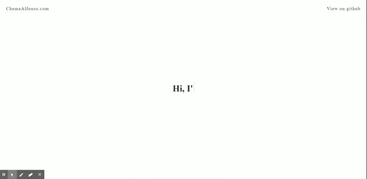 Textos efecto máquina de escribir